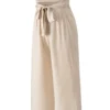 Tied Cutout Tube Wide Leg Jumpsuit