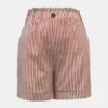 High Waist Striped Shorts