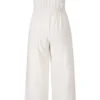 Tied Cutout Tube Wide Leg Jumpsuit