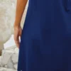Mock Neck Sleeveless Mini Dress