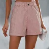 High Waist Striped Shorts